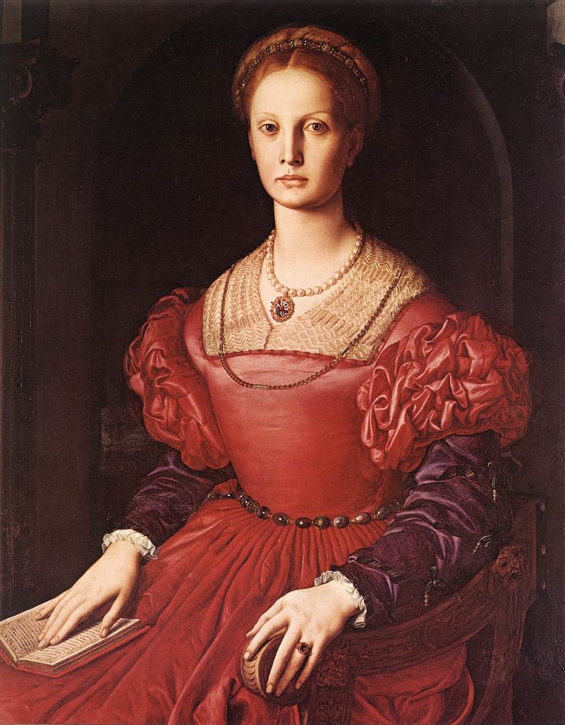 Italian Artists Bronzino FlorenceItaly   7647 Portrait Of Lucrezia Panciatichi Agnolo Bronzino 